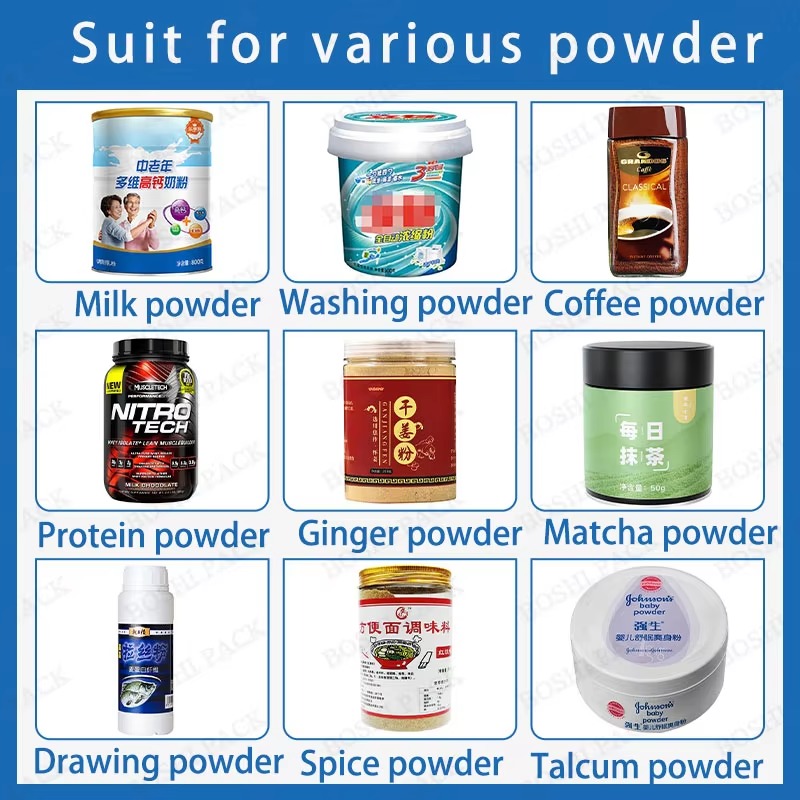Automatic Flour Filling Machine Spices Coffee Tea Soda Milk Flour Powder Filling Machin (3)
